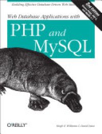 cover of the book Web Database Applications with PHP and MySQL