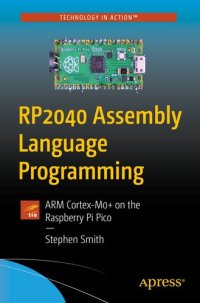 cover of the book RP2040 Assembly Language Programming: ARM Cortex M0+ on the Raspberry Pi Pico