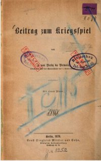 cover of the book Beitrag zum Kriegsspiel