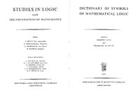 cover of the book Dictionary of Symbols of Mathematical Logic