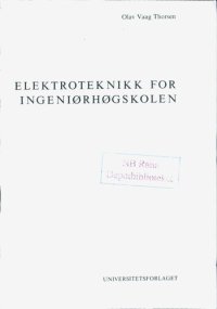 cover of the book Elektroteknikk for ingeniørhøgskolen