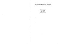 cover of the book Beyond the Limits of Thought