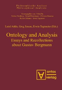 cover of the book Ontology and Analysis: Essays and Recollections About Gustav Bergmann