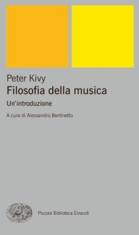 cover of the book Filosofia della musica. Un'introduzione