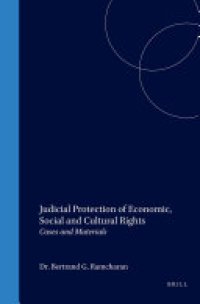 cover of the book Judicial Protection of Economic, Social and Cultural Rights: Cases and Materials