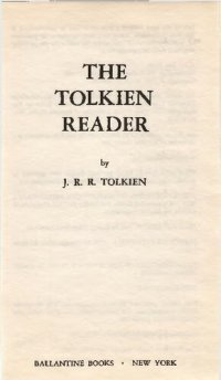 cover of the book The Tolkien Reader