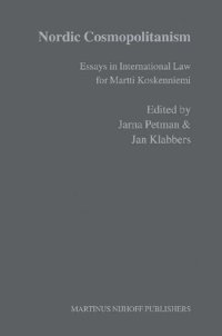 cover of the book Nordic Cosmopolitanism: Essays in International Law for Martti Koskenniemi