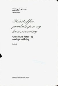 cover of the book Råstoffer, produksjon og konservering : grunnkurs hotell- og næringsmiddelfag