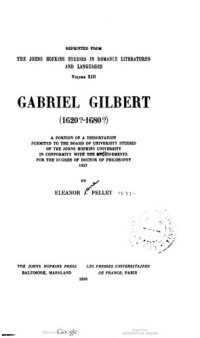 cover of the book Gabriel Gilbert (1620?-1860?)