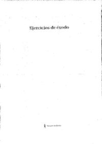 cover of the book Ejercicios de Éxodo