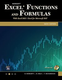 cover of the book Microsoft Excel Functions and Formulas: With Excel 2021 / Microsoft 365