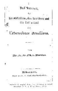 cover of the book Natureza, Doenças, Medicina e Remédios dos Índios Brasileiros