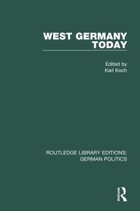 cover of the book West Germany Today