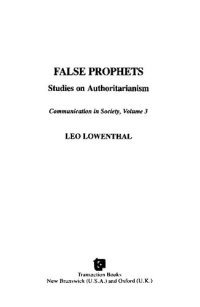 cover of the book False Prophets: Studies on Authoritarianism