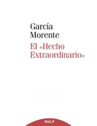 cover of the book El "hecho extraordinario"