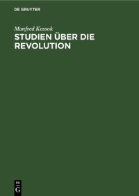 cover of the book Studien über die Revolution