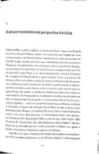 cover of the book O atraso econômico em perspectiva histórica (sem os outros ensaios)