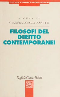 cover of the book Filosofi del diritto contemporanei