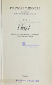 cover of the book Hegel