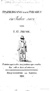 cover of the book Spaziergang nach Syrakus im Jahre 1802