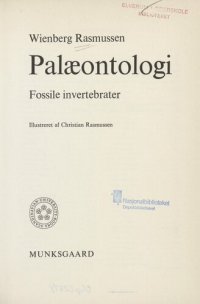 cover of the book Palæontologi : fossile invertebrater