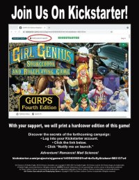 cover of the book GURPS 4th edition. Girl Genius Sourcebook and Roleplaying Game