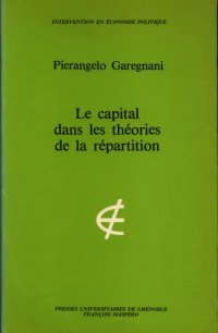 cover of the book Le capital dans les théories de la répartition