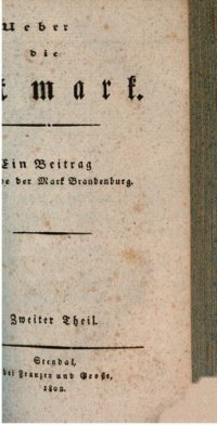 cover of the book Über die Altmark : Beitrag zur Geschichte der Mark Brandenburg