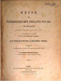 cover of the book Reise der österreichischen Fregatte Novara um die Erde, in den Jahren 1857, 1858, 1859 unter den Befehlen des Commodore B. von Wüllerstorf-Urbair / Nautisch-physikalischer Teil