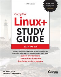 cover of the book CompTIA Linux+ Study Guide: Exam XK0-005, 5th Edition