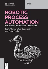 cover of the book Robotic Process Automation: Management, Technology, Applications