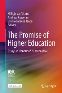 cover of the book The Promise of Higher Education: Essays in Honour of 70 Years of IAU