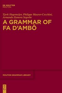 cover of the book A Grammar of Fa d'Ambô