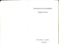 cover of the book Marxian Economics