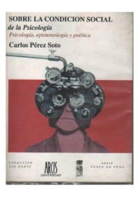 cover of the book Sobre la condición social de la psicología