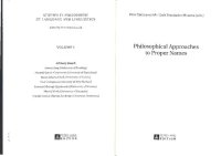 cover of the book Philosophical Approaches to Proper Names