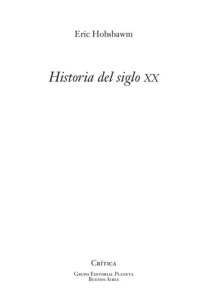 cover of the book Historia del siglo XX