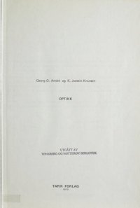 cover of the book Optikk