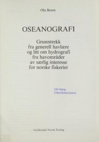 cover of the book Oseanografi