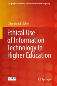 cover of the book Ethical Use Of Information Technology In Higher Education