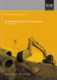 cover of the book UK specification for ground investigation