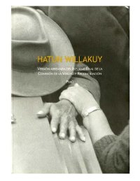 cover of the book Hatun willakuy. Versión abreviada del Informe Final de la Comisión de la Verdad y Reconciliación del Perú (CVR)