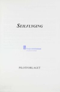 cover of the book Seilflyging