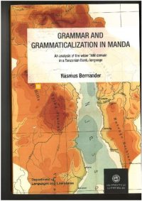 cover of the book Grammar and grammaticalization in Manda (An analysis of the wider TAM domain in a Tanzanian Bantu language)