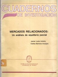 cover of the book Mercados relacionados: Un análisis de equilibrio parcial