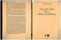 cover of the book Los 1001 años de la lengua española