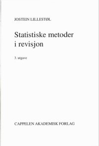 cover of the book Statistiske metoder i revisjon