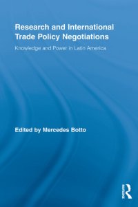 cover of the book Research and International Trade Policy Negotiations: Knowledge and Power in Latin America