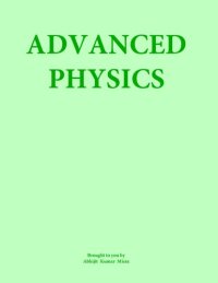 cover of the book Advanced physics