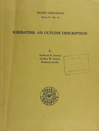 cover of the book Kiribatese: an outline description